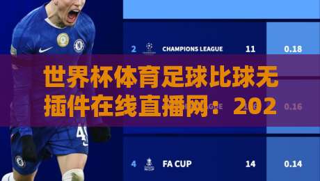 世界杯体育足球比球无插件在线直播网:2026年球迷必看的三大观赛秘籍 世界杯体育足球比球无插件在线直播网:2026年球迷必看的三大观赛秘籍