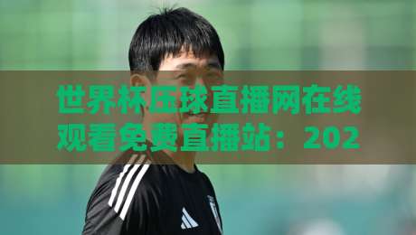 世界杯压球直播网在线观看免费直播站:2026世界杯观赛指南,免费高清不卡顿