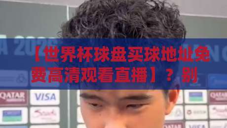 【世界杯球盘买球地址免费高清观看直播】？别踩坑，2026年观赛指南来了！
