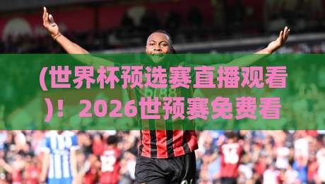 (世界杯预选赛直播观看)！2026世预赛免费看？【世界杯现场直播网无插件在线直播网】实测推荐