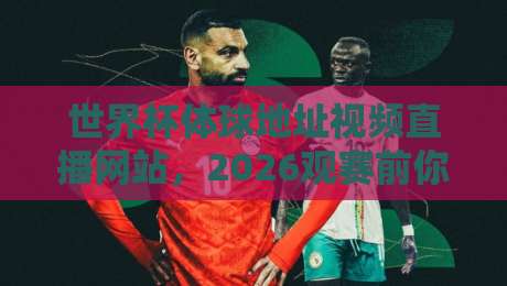 世界杯体球地址视频直播网站，2026观赛前你该知道的几件事