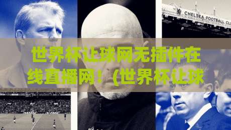 世界杯让球网无插件在线直播网！(世界杯让球网) 2026观赛新姿势：无插件流畅体验