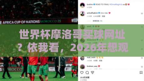世界杯摩洛哥买球网址？依我看，2026年想观赛还得靠这些正规渠道